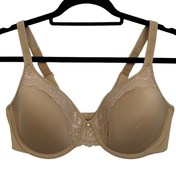 Bali Other - BALI One Smooth U Ultra Light Lace Lift Underwire Tan Nude Bra | Size: 38C